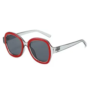 Qsky Wholesale low priced women sun glasses ocean plastic shades sunglasses trend y2k design multi color sunglasses