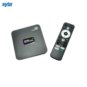 SYTA <span class=keywords><strong>OM</strong></span> Plus Android <span class=keywords><strong>Tv</strong></span> Box AOSP Sistema IR Remoto Android 14 S905l3 Dual Wifi6 BT 5,0 Set Top Box - Product Image 2