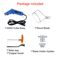 Couteau chauffant électrique portable pour la découpe de mousse, idéal pour les panneaux en mousse EPS, EPE, KT