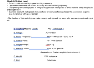 Machine d'emballage automatique avancée à 10 têtes, à entraînement électrique, haute vitesse, précision, écologique, pour les aliments et les boissons, Ajay Technologies - Product Image 3
