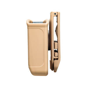 Porta caricatore doppio Gun & Flower kaki per <span class=keywords><strong>Coyote</strong></span> 9mm/.40 OWB marsupio polimero con attacco cintura - Product Image 3