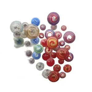 Arte casa ufficio Hotel Lobby decorazione della parete Design fatto a mano Murano rotondo colorato fungo <span class=keywords><strong>vetro</strong></span> europa MJ - Product Image 1