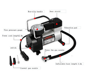 Pompe <span class=keywords><strong>de</strong></span> <span class=keywords><strong>gonflage</strong></span> <span class=keywords><strong>de</strong></span> <span class=keywords><strong>pneu</strong></span> Portable pour compresseur d'air <span class=keywords><strong>de</strong></span> voiture - Product Image 4