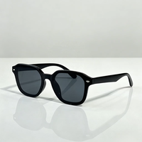 Lunettes de soleil carrées classiques en acétate UV400, monture épaisse rétro, lunettes de soleil pour hommes, protection solaire extérieure