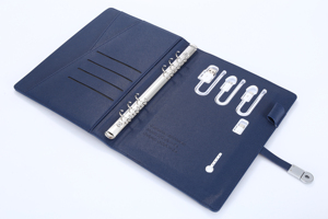 Libreta con Banco de Energía y Cargador Inalámbrico, con Bloqueo de Huella Dactilar y Logotipo LED, para Artículos Esenciales de Negocios, Éxito de Ventas 2025 - Product Image 6