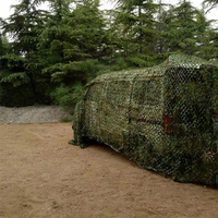 Rouleau de filet Camo à aiguille de pin-Résistant thermique/radar pour le camping en plein air, comprend un outil de coupe en forme de S