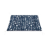 Coussin pour animaux de compagnie chat et chien, imprimé animal de dessin animé, forme rectangulaire, adapté à toutes les saisons, pour cages à chats et tapis de couchage