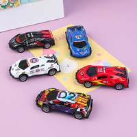Voiture en métal à rétrofriction pour enfants, mini-voiture de collection, voiture jouet, modèle de course, voiture miniature de simulation, vente en gros de jouets