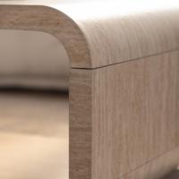 Moderner Holz-Couchtisch im Amerikanischen Landhausstil, Rechteckig, Japanisch Inspiriert, für Zuhause und Büro, Holzplatten-Möbel für Wohnzimmer