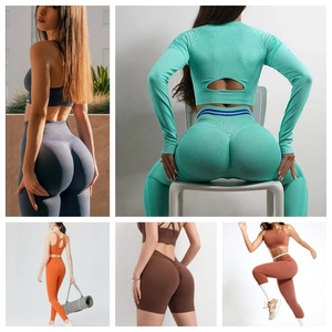 Conjuntos de Yoga Sheining para Mujer, Ropa Deportiva de Verano para Yoga y Gimnasio, Ropa Activa que Contiene el Abdomen y Levanta los Glúteos - Product Image 1