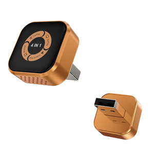 4-in-1 5.8GHz WiFi High Speed AirPlay Miracast Screen Mirroring Wireless Android Auto <b>Adapter</b> Wireless <b>CarPlay</b> Dongle - Product Image 2