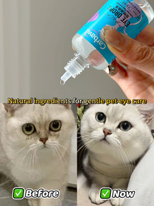 Detergente Naturale Ecologico per Occhi di Animali Domestici, Trattamento per Macchie Lacrimali dei Cani, Sicuro per Tutti gli Animali, Lavabile, Lenitivo per Irritazioni Oculari - Product Image 3