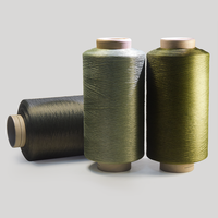 Fil texturé 100% polyester de qualité supérieure, vente en gros, DTY 300D 76F