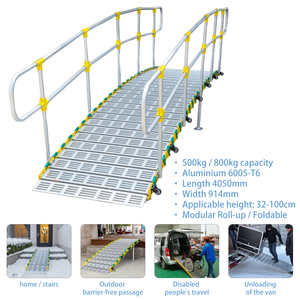 Rampa para Sillas de Ruedas Simplywalk, Capacidad 500 kg, Ancho 914 mm, Perfil Extruido, Rampa para Clima Lluvioso, Servicio de Marca Privada, Certificación MDR CE - Product Image 2