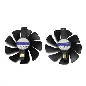 95มม. ไม่มีสายเคเบิล CF1015H12D/FDC10U12S9-C RX580 RX480 RX570 VGA กราฟิกพัดลมสำหรับระบายความร้อนการ์ดวิดีโอ <span class=keywords><strong>RX</strong></span> <span class=keywords><strong>570</strong></span>/580/480 - Product Image 1