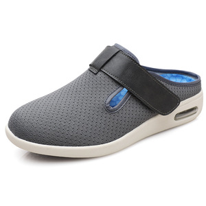 Chaussures souples pour personnes âgées avec semelle intérieure soulageant la pression et semelle extérieure en caoutchouc antidérapante, chaussures décontractées pour hommes, chaussures de marche - Product Image 3