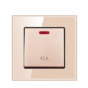 Commercio all'ingrosso di alta qualità vetro moderno ue accessori elettrici Standard per ufficio uso <span class=keywords><strong>della</strong></span> <span class=keywords><strong>casa</strong></span> 1/2/3/4 Gang 1/2way interruttori a parete - Product Image 2