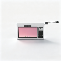 Terminal de point de vente FH116A6-D RK3288 sous Android avec double écran tactile capacitif, lecteur de codes-barres compatible RQCAM et passerelle de paiement