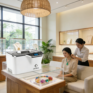 Nettoyeur à ultrasons pour bijoux pour les bijouteries, <span class=keywords><strong>nettoyage</strong></span> à ultrasons sécurisé 45 kHz pour les bijoux en or et en argent - Product Image 2