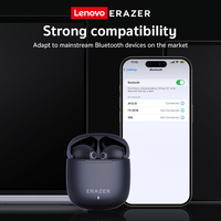 Écouteurs intra-auriculaires sans fil Erazer XT90 à réduction de bruit, écouteurs sportifs stéréo avec subwoofer