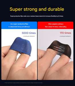 Fundas Protectoras para Dedos Antideslizantes para Juegos Móviles, para Pantallas Táctiles - Product Image 3
