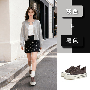 Chaussures Blanches de Luxe Haut de Gamme <span class=keywords><strong>pour</strong></span> Femme 2026 – Baskets Rétro Confortables à Lacets, Semelles Épaisses Rehaussantes, Style Sportif Printemps - Product Image 4