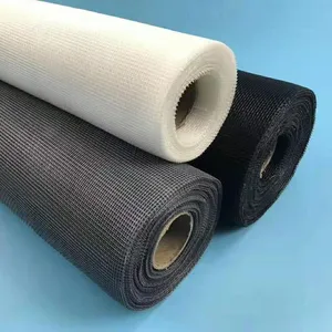 Огнестойкая сетчатая ткань с ПВХ-покрытием для оконной сетки, сделано в Китае