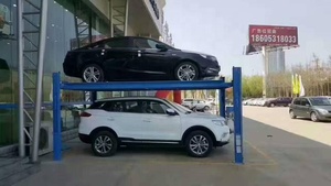 Gran calidad, cuatro columnas hidráulicas, <span class=keywords><strong>puente</strong></span> de 4 postes, rampas de elevación de automóviles, elevador de estacionamiento inteligente vertical, apilador de automóviles a la venta - Product Image 5