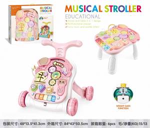 Marche-bébé portable 3 en 1 pour tout-petits, marche-bébé pour apprendre à marcher, jouet à pousser pour bébé de 12 mois et plus - Product Image 6
