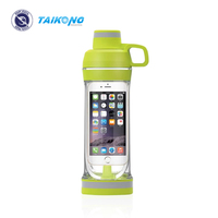Bouteille d'eau en plastique personnalisable avec logo, réutilisable, légère, anti-fuite, pour le sport, la gym et la remise en forme