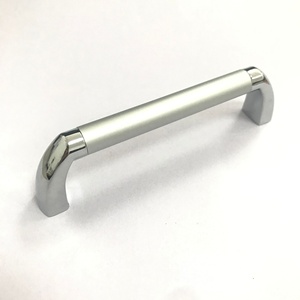 Thiết kế mới đôi màu Chrome + Bạc tủ xử lý hợp kim kẽm zamak Kim Loại tủ kéo xử lý - Product Image 4