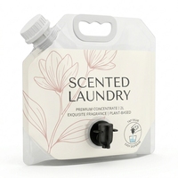 Pochette personnalisée avec robinet, sachet de recharge vertical pour lessive, savon liquide, emballage de recharge pour détergent