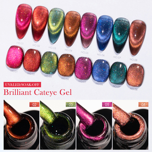 CAIXUAN 厂价免费样品 磁性指甲油出售 15ml 指甲油不含TPo/HEMA 专业亮泽猫眼凝胶 - Product Image 5