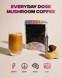 OEM Everyday Dose Instant Mushroom Coffee Collagen Extract Mushroom Coffee Bitter Wholesale Mushroom Coffee Everyday Dose