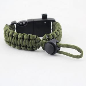 Bracelet de survie en paracorde, bijou avec sabot et démarreur de feu, taille réglable, parfait pour les randonnées en plein air, le Camping et la pêche - Product Image 5