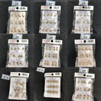 Boucles d'oreilles classiques multi-styles XUPING Jewelry plaquées or 24 carats avec cristaux CZ, boucles d'oreilles créoles Huggie à fleurs pour femmes