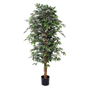 Haut de gamme intérieur/extérieur artificiel banian <span class=keywords><strong>olivier</strong></span> écologique polyester tissu ornement Premium vert plante <span class=keywords><strong>Pot</strong></span> <span class=keywords><strong>pour</strong></span> la maison - Product Image 5