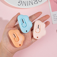 Couteau utilitaire miniature en plastique Haiju en forme de nuage de dessin animé créatif, lame en acier au carbone pour travaux manuels, bricolage, papeterie personnalisée