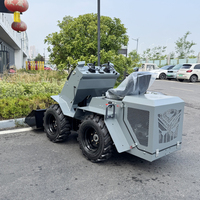 Minipala cingolata diesel con sedile per uso edile, agricolo e forestale, con accessori opzionali