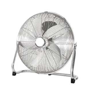 Elektrische Motor Koeling Industriële Ontwerp Hoge Snelheid Metalen Bladen 18 Inch Koper Motor Vloer Fan