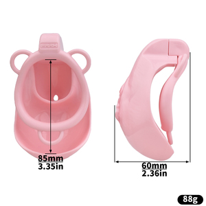 Ensemble de dispositif de chasteté masculine portable à couverture complète avec prise anale Cage de chasteté en résine Outil de dissimulation du dessous du <span class=keywords><strong>corps</strong></span> Sex Toy pour hommes - Product Image 4