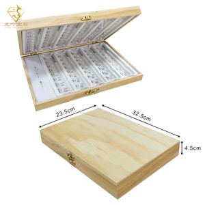 Outil de bijouterie pour la mesure <span class=keywords><strong>des</strong></span> pierres précieuses : Guide <span class=keywords><strong>des</strong></span> tailles pour diamants et pierres CZ 5A (formes rondes, poire, radiant et fantaisie) - Product Image 5