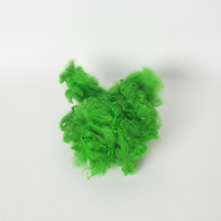Fibre de polyester recyclée 3D25MM utilisée pour la fausse fourrure en polyester recyclé