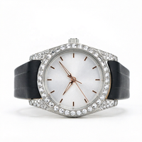 Montre mécanique automatique de sport élégante et luxueuse, cadran carré, verre saphir synthétique, boîtier en acier inoxydable, bracelet en cuir PU