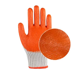 Wholesale Cheap Cotton Smooth Latex Coated Gloves