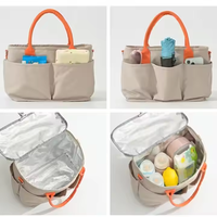 Organisateur de poussette espace de rangement supplémentaire pour poussette sac de maman sac à couches, pour transporter des couches et des jouets