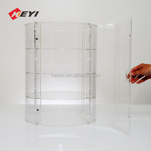 Đồ trang sức rõ ràng <span class=keywords><strong>Acrylic</strong></span> hiển thị đứng tròn truy cập hàng đầu <span class=keywords><strong>Acrylic</strong></span> hiển thị hộp cho nhẫn bông tai Vòng đeo tay giá - Product Image 5