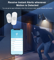 Detector de Presencia Humana por Radar de Onda Milimétrica ZigBee 24G, Mini Sensor de Movimiento con Soporte de Placa Magnética, Compatible con Home Assistant