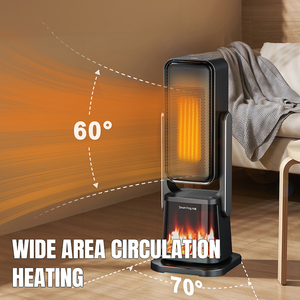 Lò sưởi ngoài trời 2000W Lò sưởi điện cầm tay với điều khiển từ xa để sử dụng trong nhà phòng nhỏ - Product Image 5