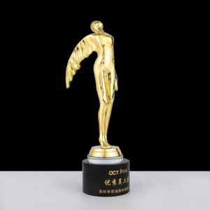 Trofeo in Metallo Placcato Oro Personalizzato con Stampa UV per Competizioni di Skate, Souvenir e Ricordi - Product Image 3